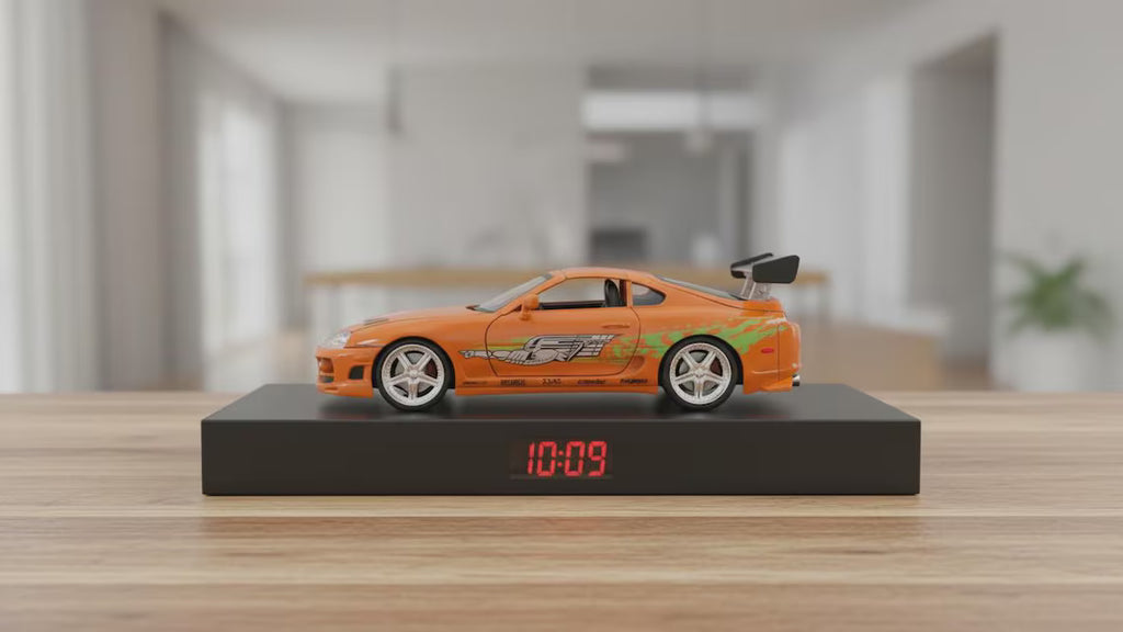 Budzik samochodowy – motyw klasycznego auta sportowego LED